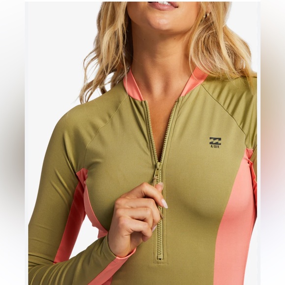 NWT Billabong long sleeve surf swimsuit medium - Picture 3 of 10